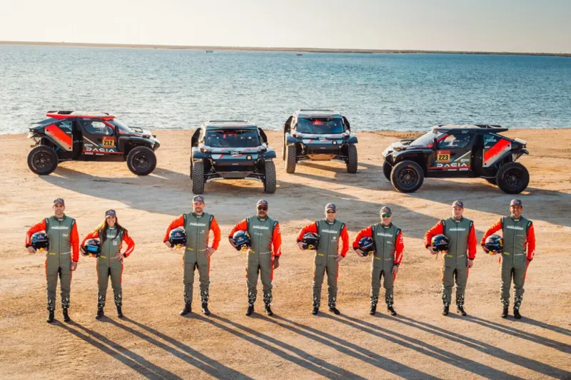 Dacia Sandriders op de Dakar Rally 2026: vier equipes jagen op de titel