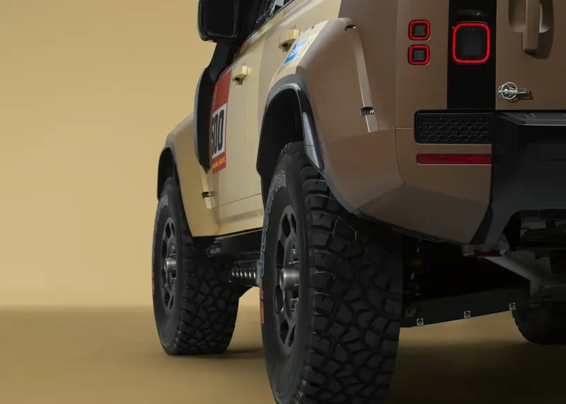 Defender Dakar D7X-R onthuld in nieuwe livery voor Dakar Rally 2026