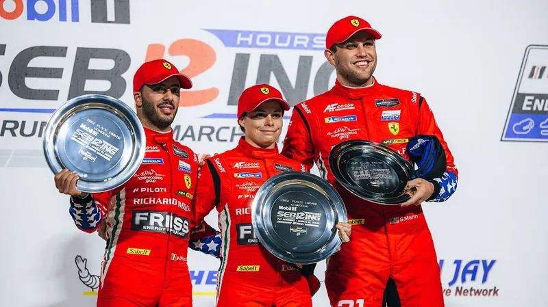 Ferrari 296 GT3 Evo pakt eerste overwinning in 12 Uur van Sebring