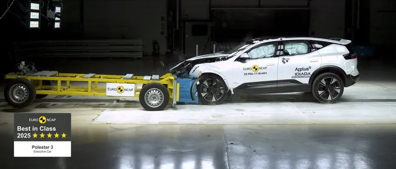 Polestar 3 door Euro NCAP uitgeroepen tot veiligste executive car van 2025