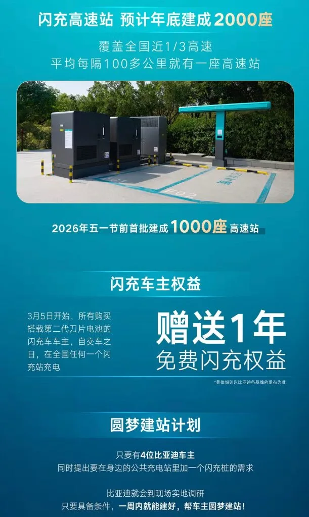 BYD flash charger overhead design