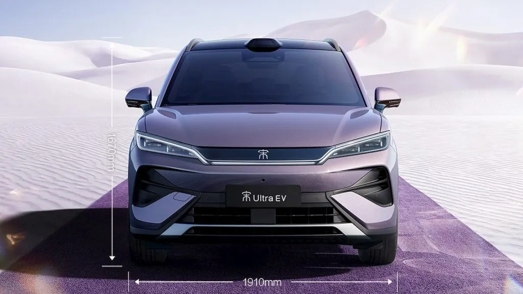 BYD Song Ultra EV LiDAR