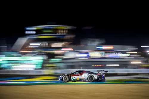 Ferrari 296 LMGT3 Evo in actie