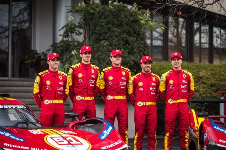 Ferrari AF Corse coureurs bij de 499P prototypes