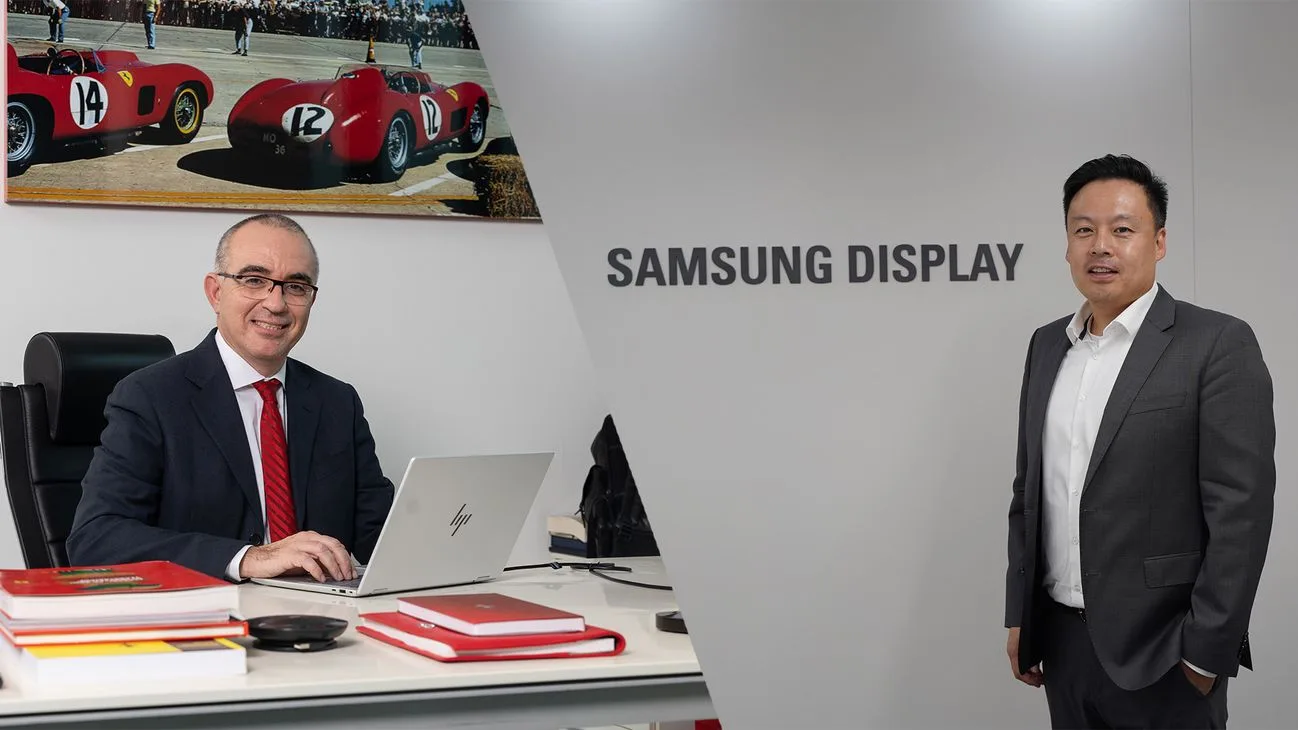 Ferrari en Samsung OLED-display samenwerking