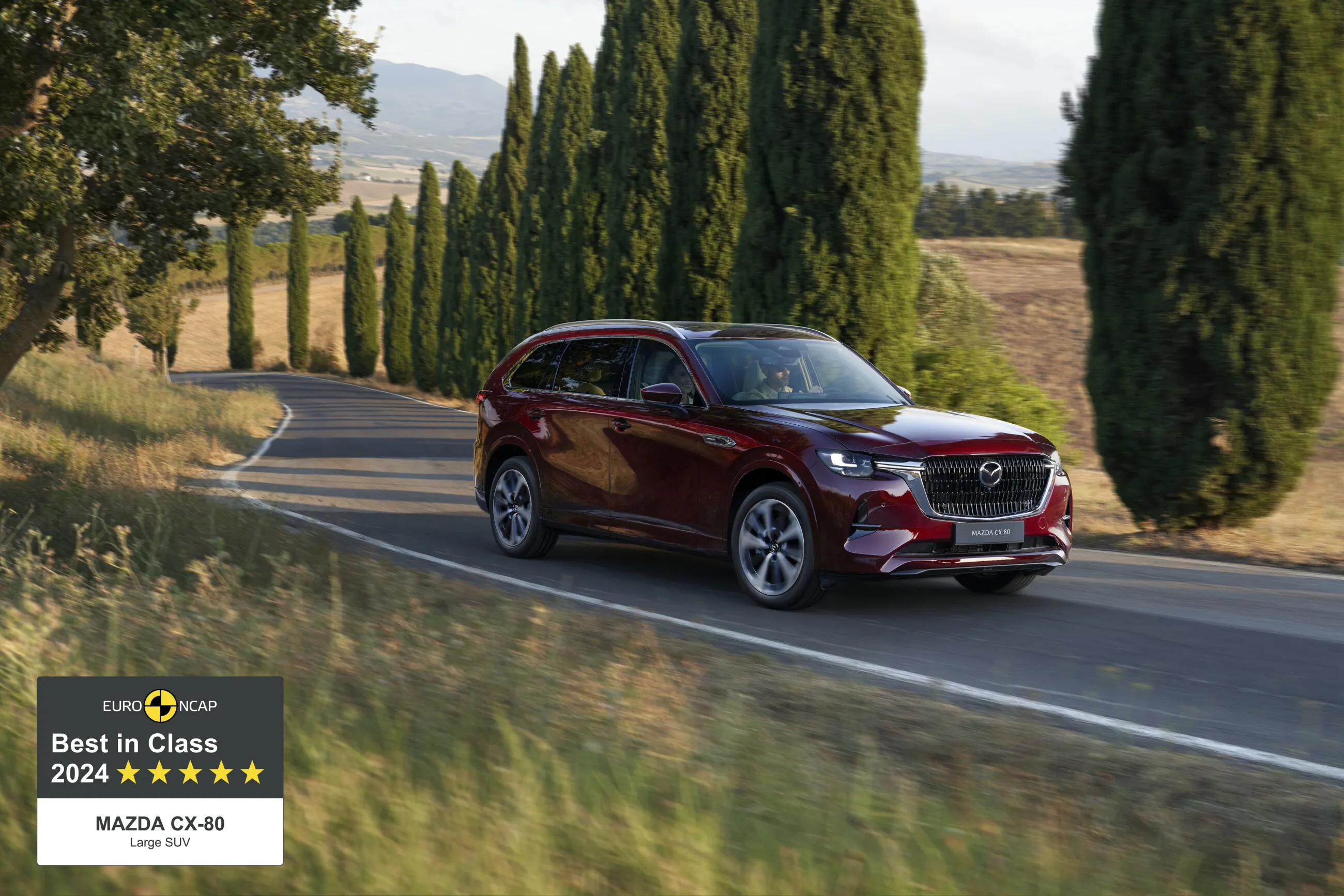 Mazda CX-80 Euro NCAP Best in Class