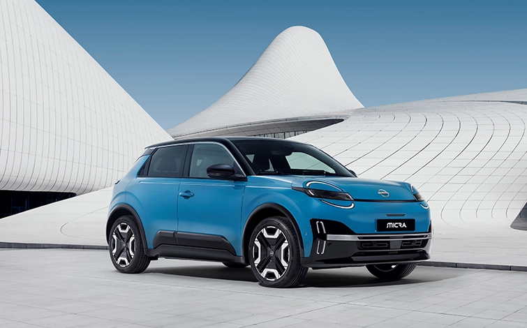 Nissan MICRA volledig elektrisch 2025 exterieur