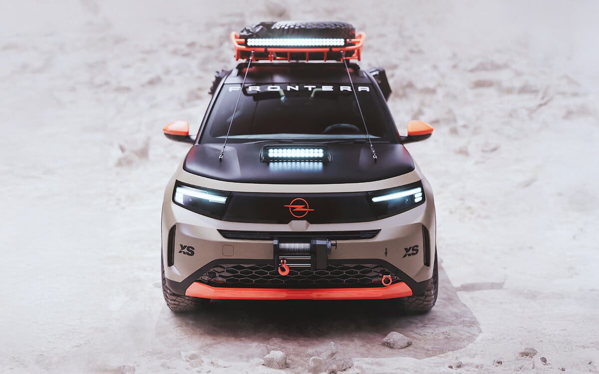 Opel Frontera GRAVEL zijkant profiel