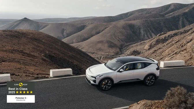 Polestar 3 Euro NCAP voorkant
