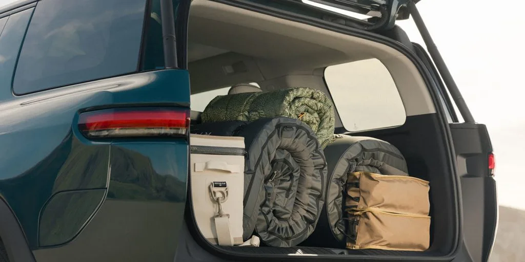 Rivian R2 bagageruimte en praktische indeling