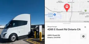 Tesla opent eerste Megacharger voor Semi-klanten in Californië